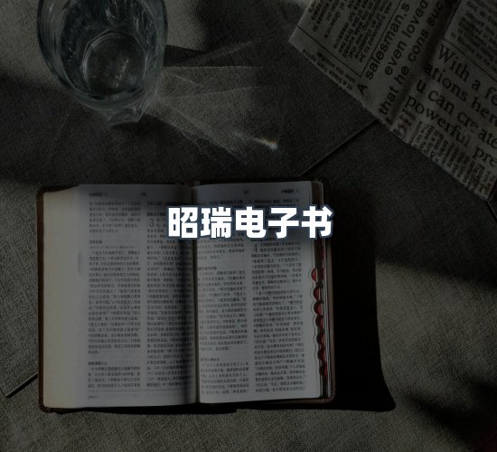 关于昭瑞电子书